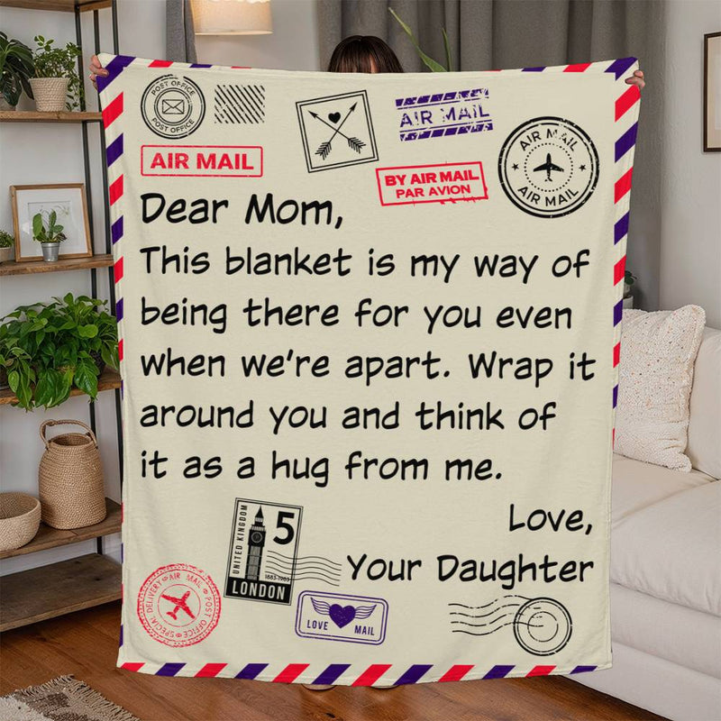 “This Blanket Is My Way” Jersey Fleece Blanket – Soft Cozy Throw for Home